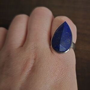 Silpada 925 Sterling Silver Lapis Lazuli Ring